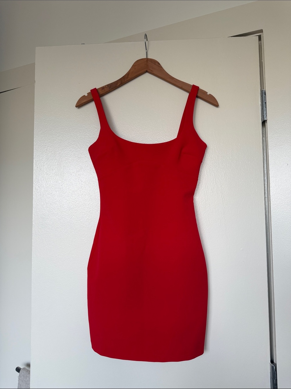 Zara Red Mini Bodycon Dress